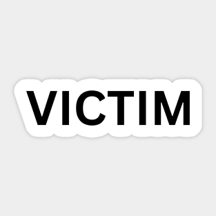 Victim Sticker